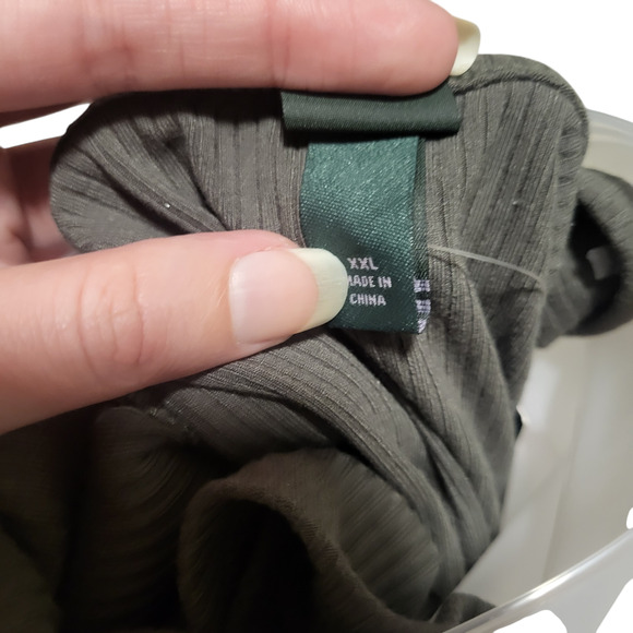 NWT Wild Fable green long sleeve top, size xxl - Picture 7 of 7